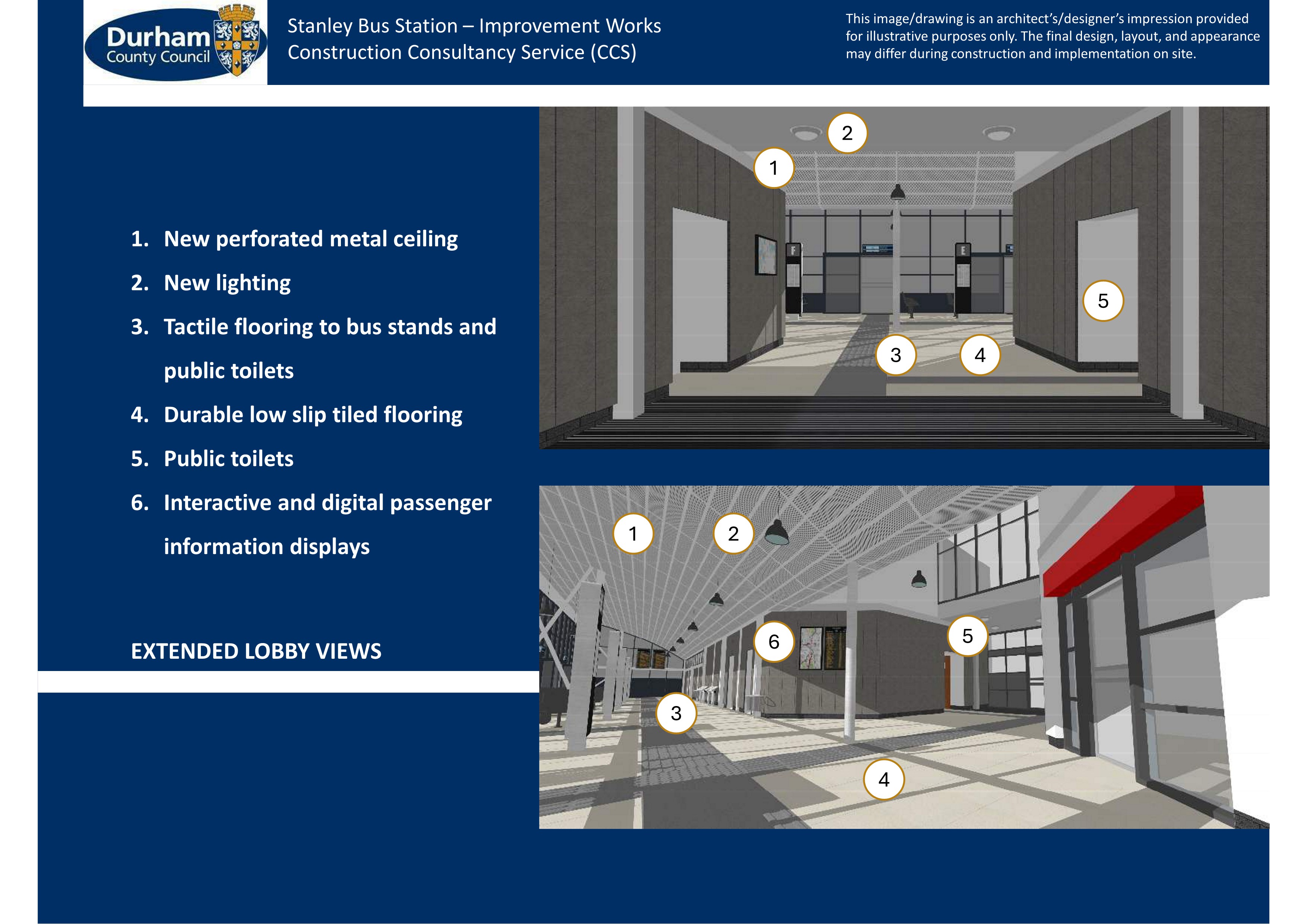 Image showing the redesigned main entrance 