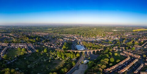 Ariel view of Chester-le-Street