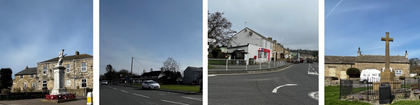 Collage of images of towns in the boundary area