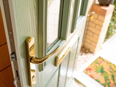 Picture of an open front door