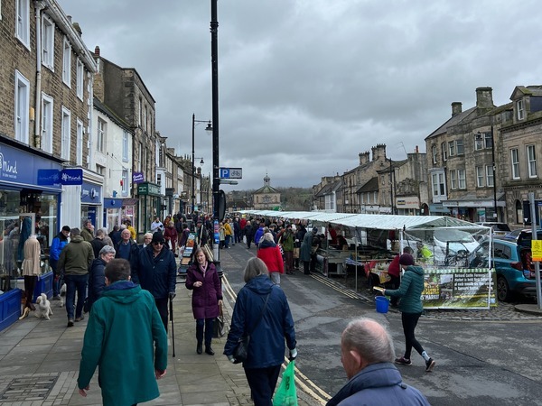Image of a street in Barnard Castle
