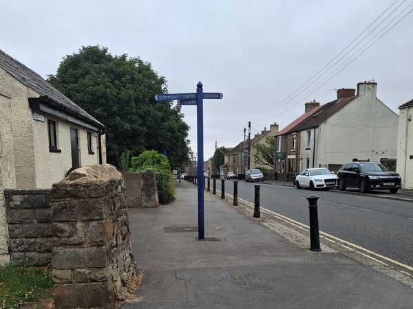 image of a road in Toft Hill