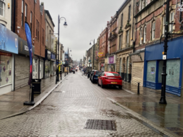 Bishop Auckland high street.